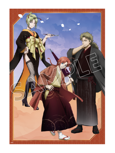 クリアポスター 神威・阿伏兎・月詠verサンプル画像