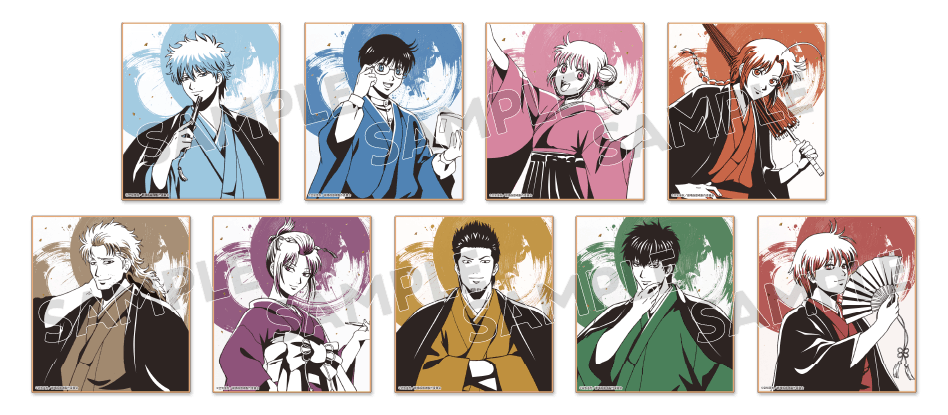 トレーディングミニ色紙（全9種）サンプル画像