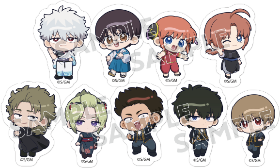 フレークシールセット（9枚入り1セット、全1種）サンプル画像