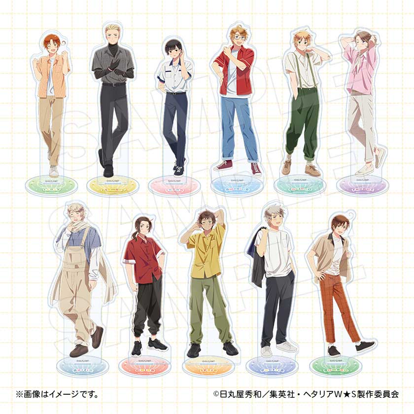 アクリルスタンドのサンプル画像