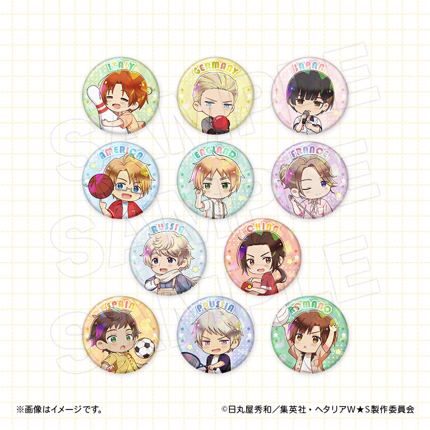 トレーディングホログラム缶バッジ 単品のサンプル画像