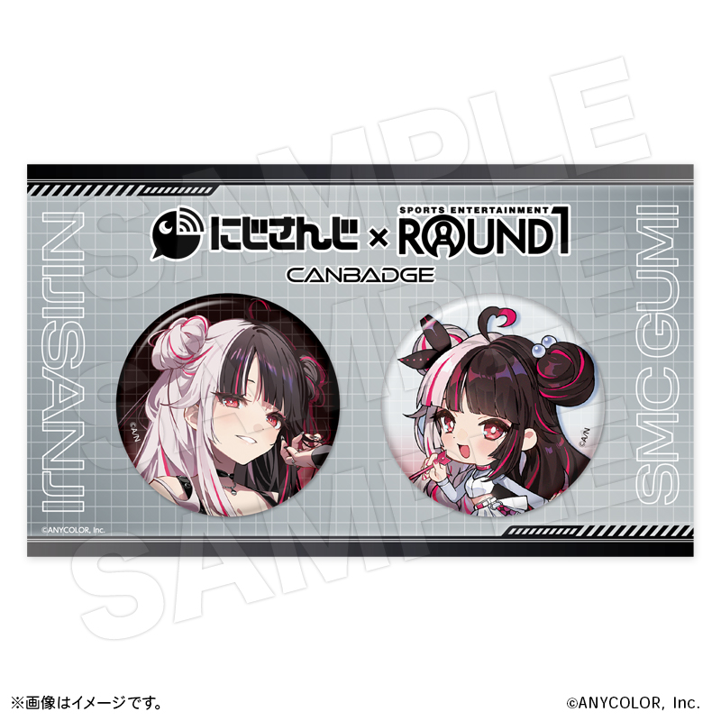 缶バッジセット夜見れなサンプル画像